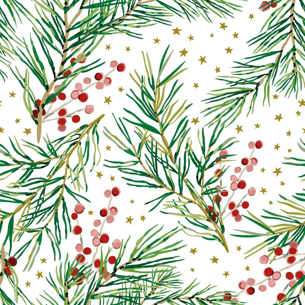 Tovaglia in resina antimacchia Mauré Merry Christmas 300 x 140 cm