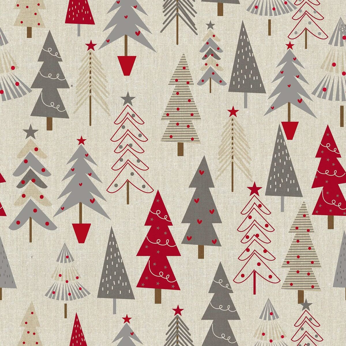 Tovaglia in resina antimacchia Mauré Merry Christmas 140 x 140 cm