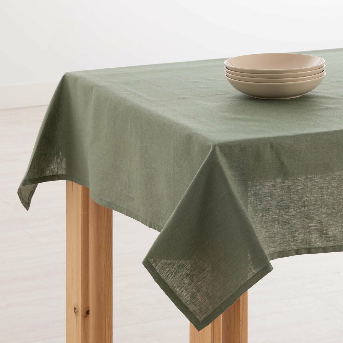 Tovaglia Mauré 250 x 150 cm Verde militare