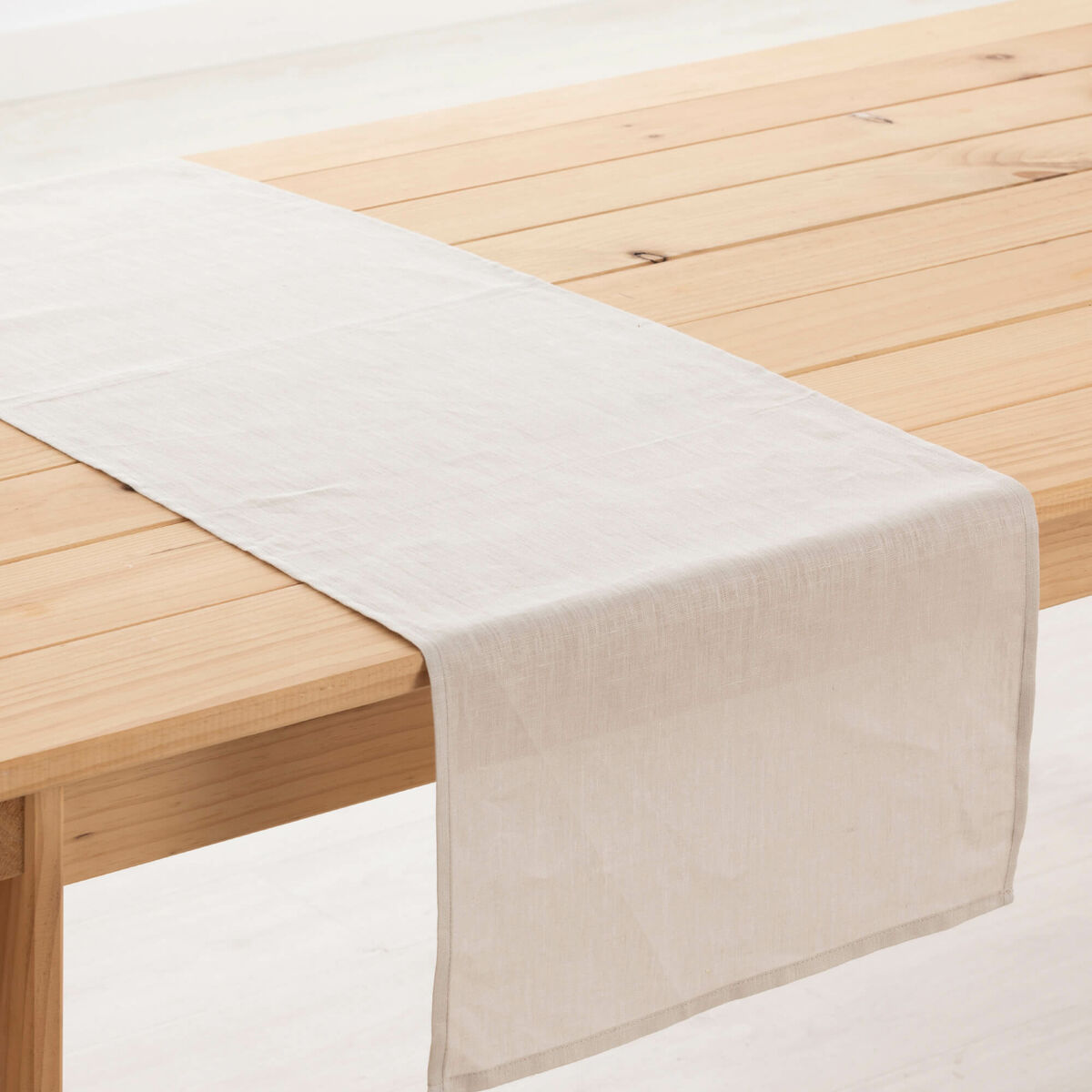 Runner da Tavolo Mauré Grigio 45 x 140 cm