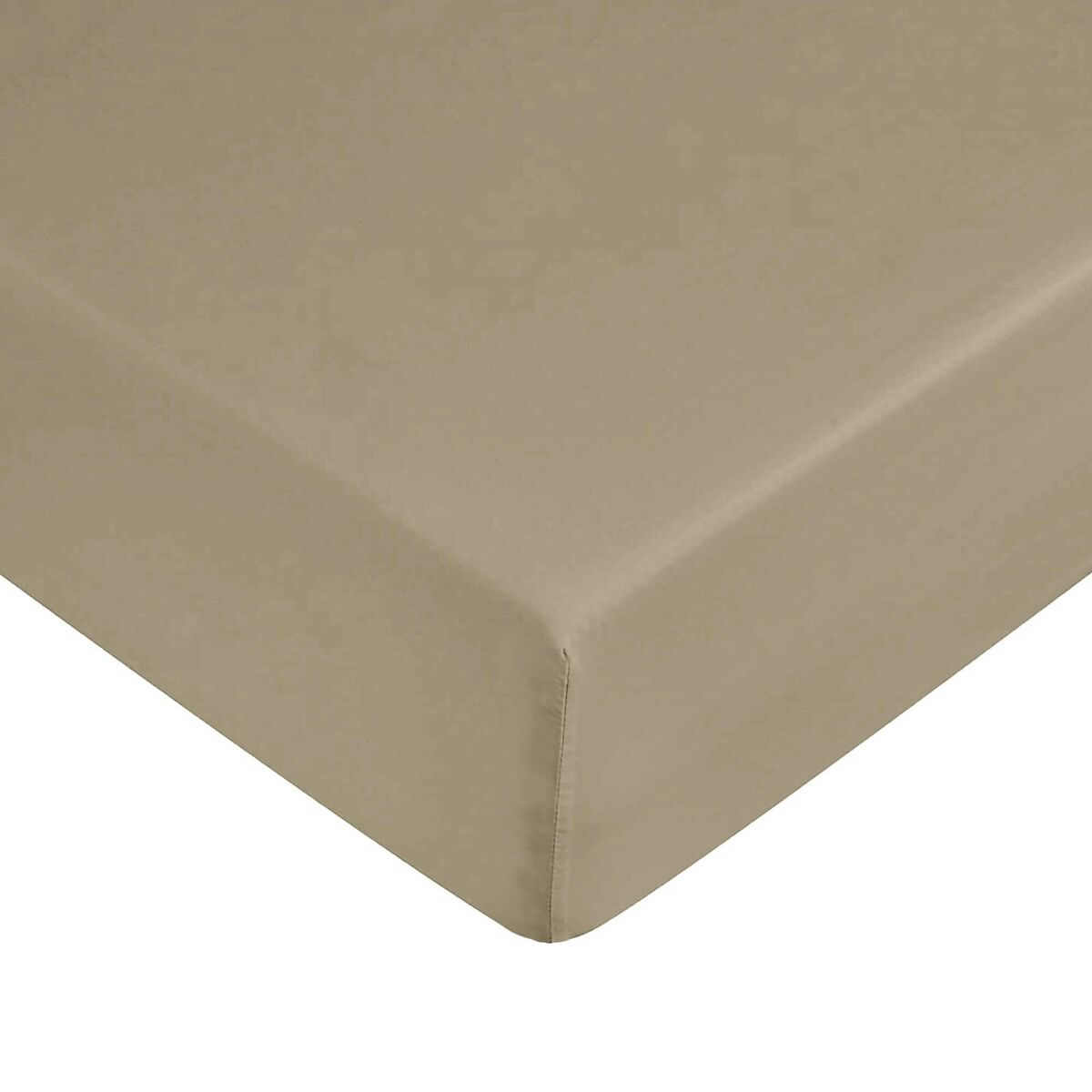Lenzuolo con angoli aderenti Ripshop Liso Marrone 180 x 200 cm