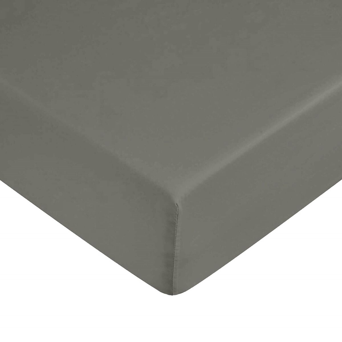 Lenzuolo con angoli aderenti Ripshop Liso Antracite Grigio scuro 140 x 200 cm