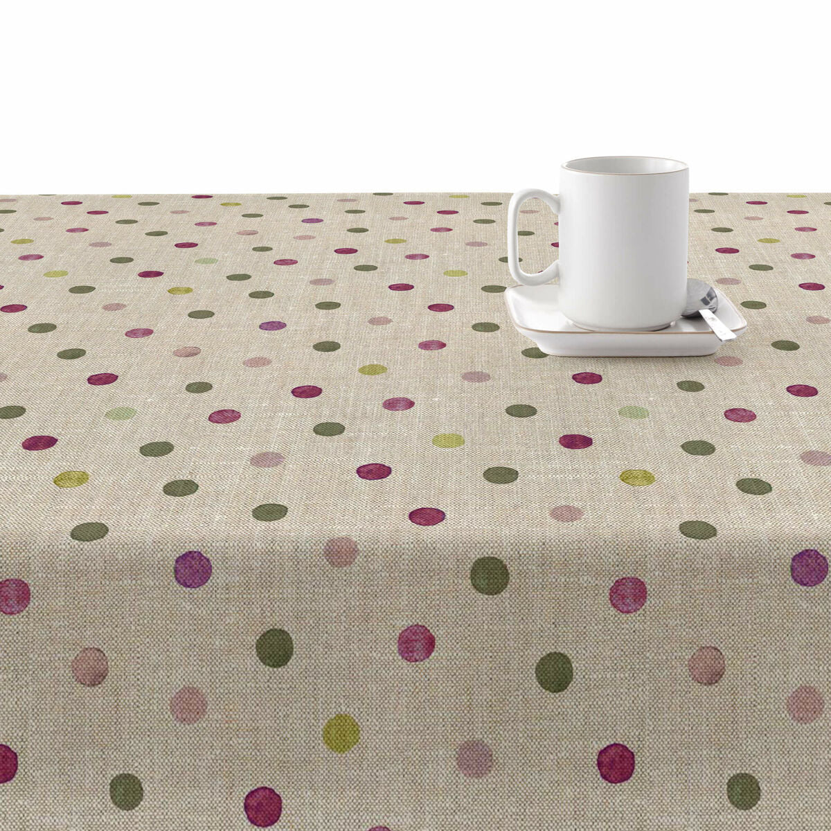 Tovaglia antimacchia Belum Beige 180 x 250 cm Pois XL