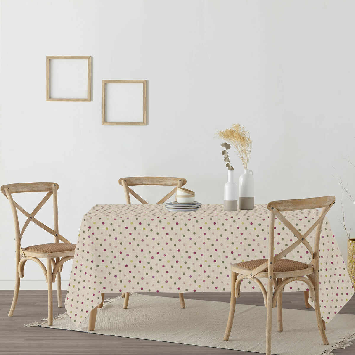 Tovaglia antimacchia Belum Beige 180 x 250 cm Pois XL