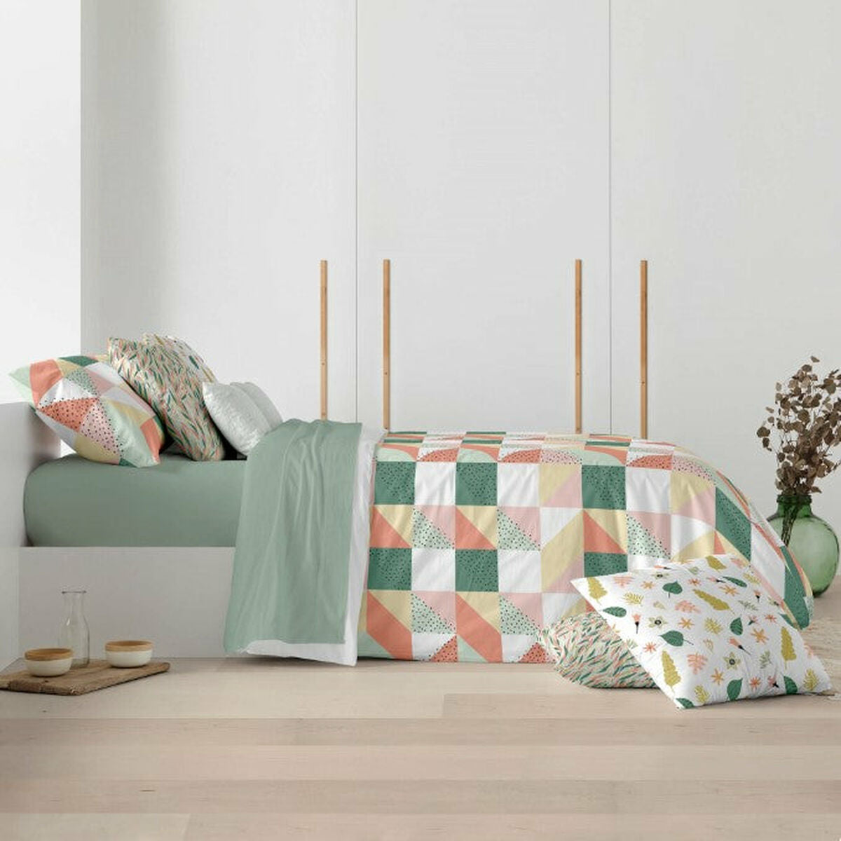 Copripiumino Decolores Chloe 4 Multicolore 200 x 200 cm