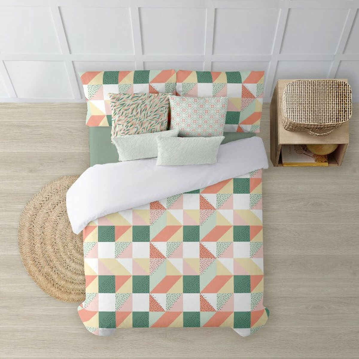 Copripiumino Decolores Chloe 4 Multicolore 140 x 200 cm