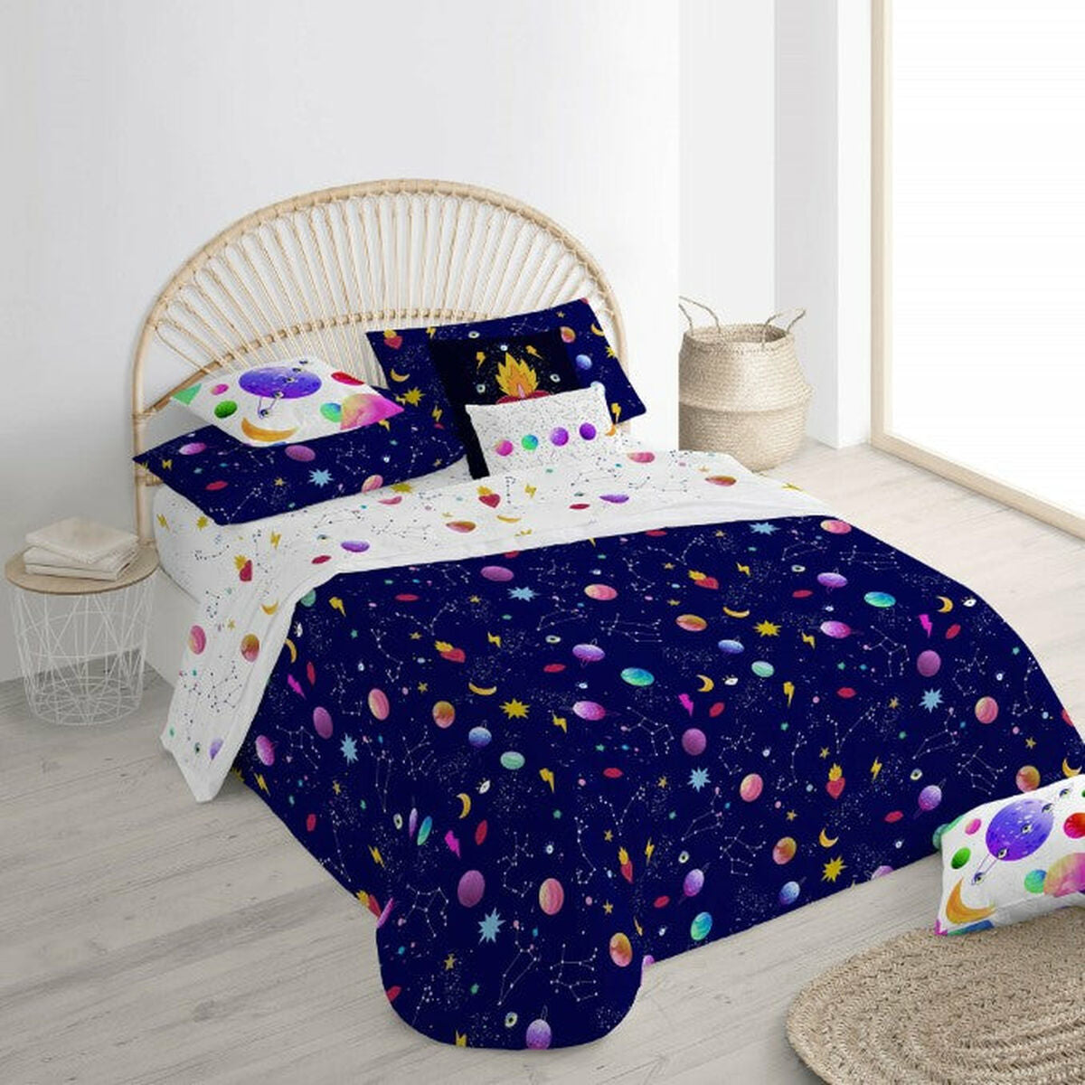 Copripiumino Decolores Cosmos Multicolore 240 x 220 cm
