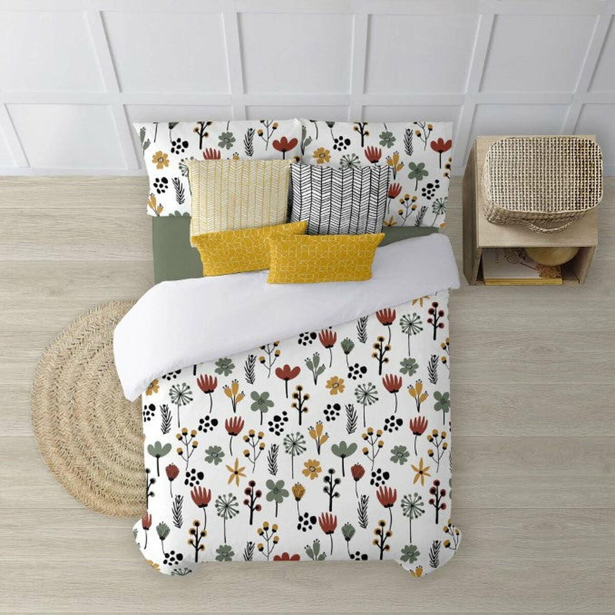 Copripiumino Decolores Paola Multicolore 200 x 200 cm