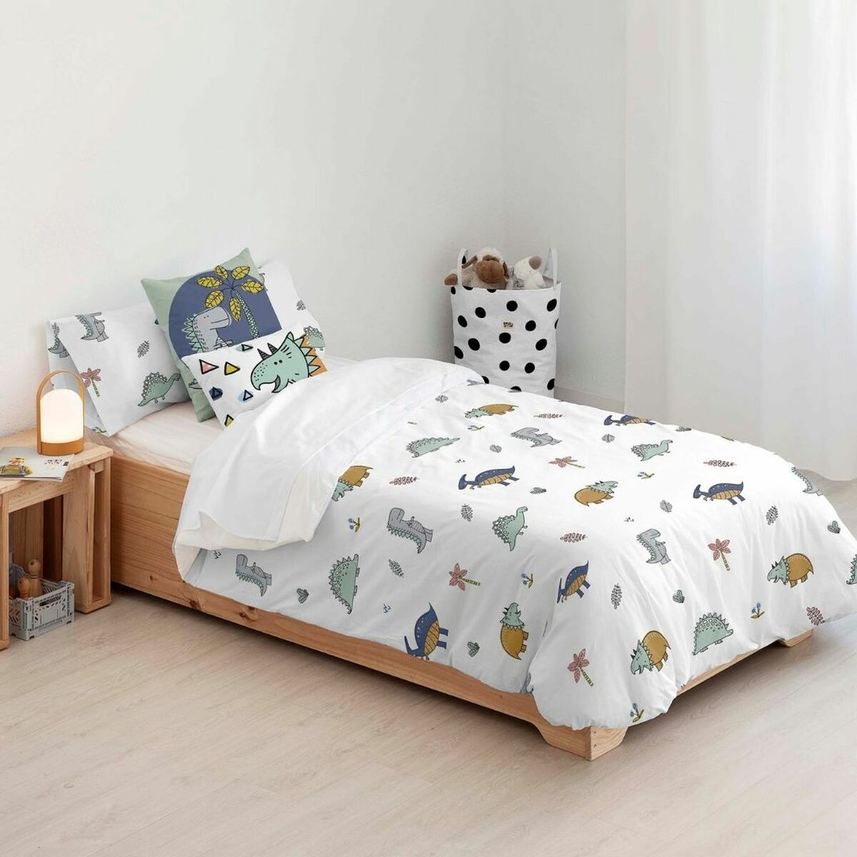 Copripiumino Kids&Cotton Italo Small Bianco 180 x 240 cm