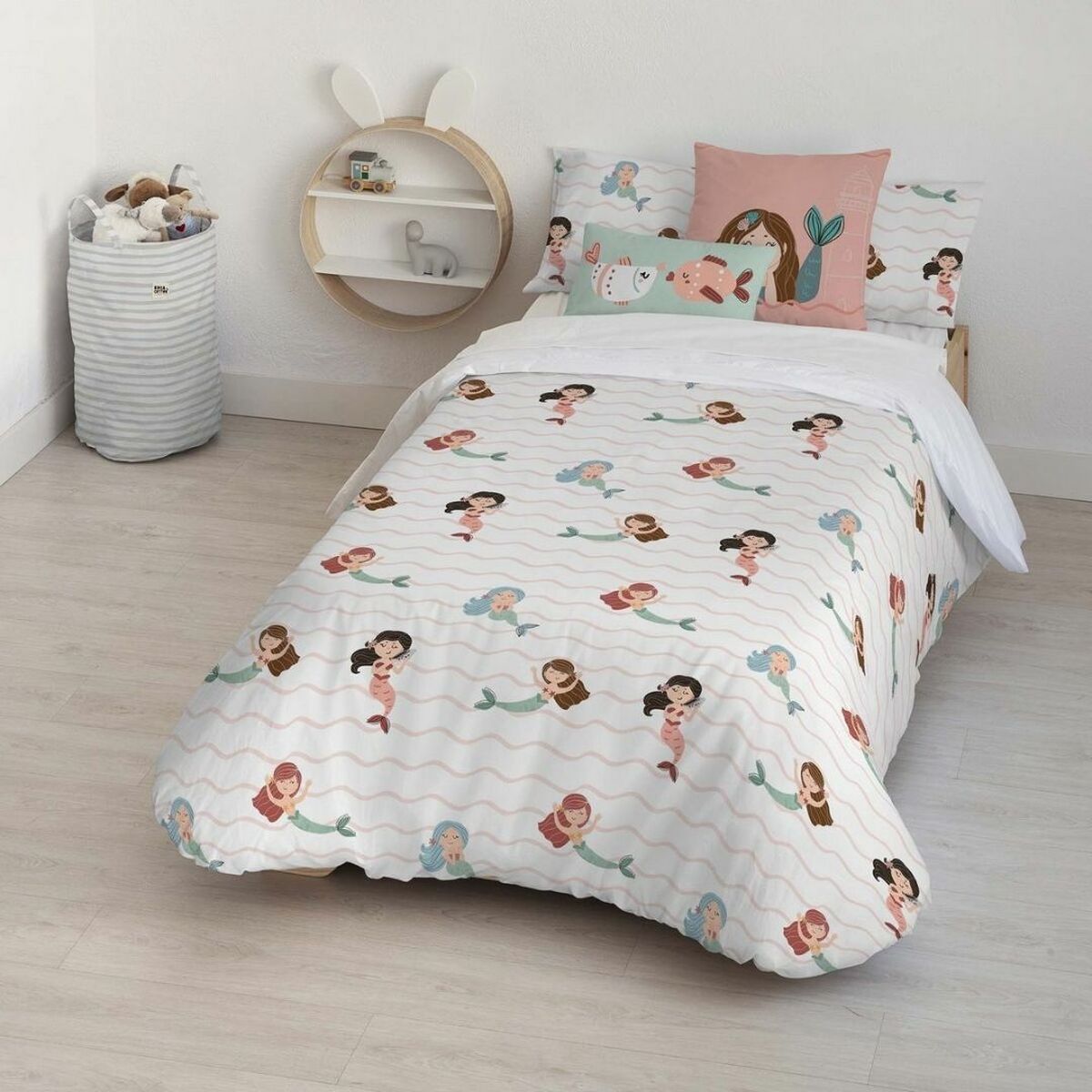 Copripiumino Kids&Cotton Mosi Small Rosa 180 x 240 cm