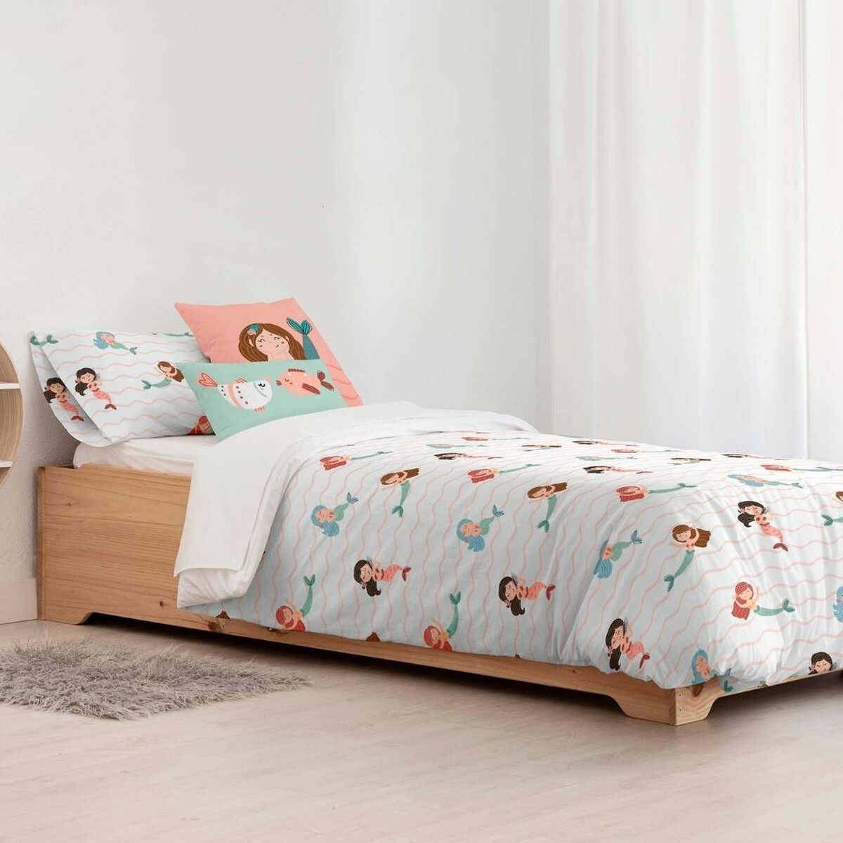 Copripiumino Kids&Cotton Mosi Small Rosa 180 x 240 cm