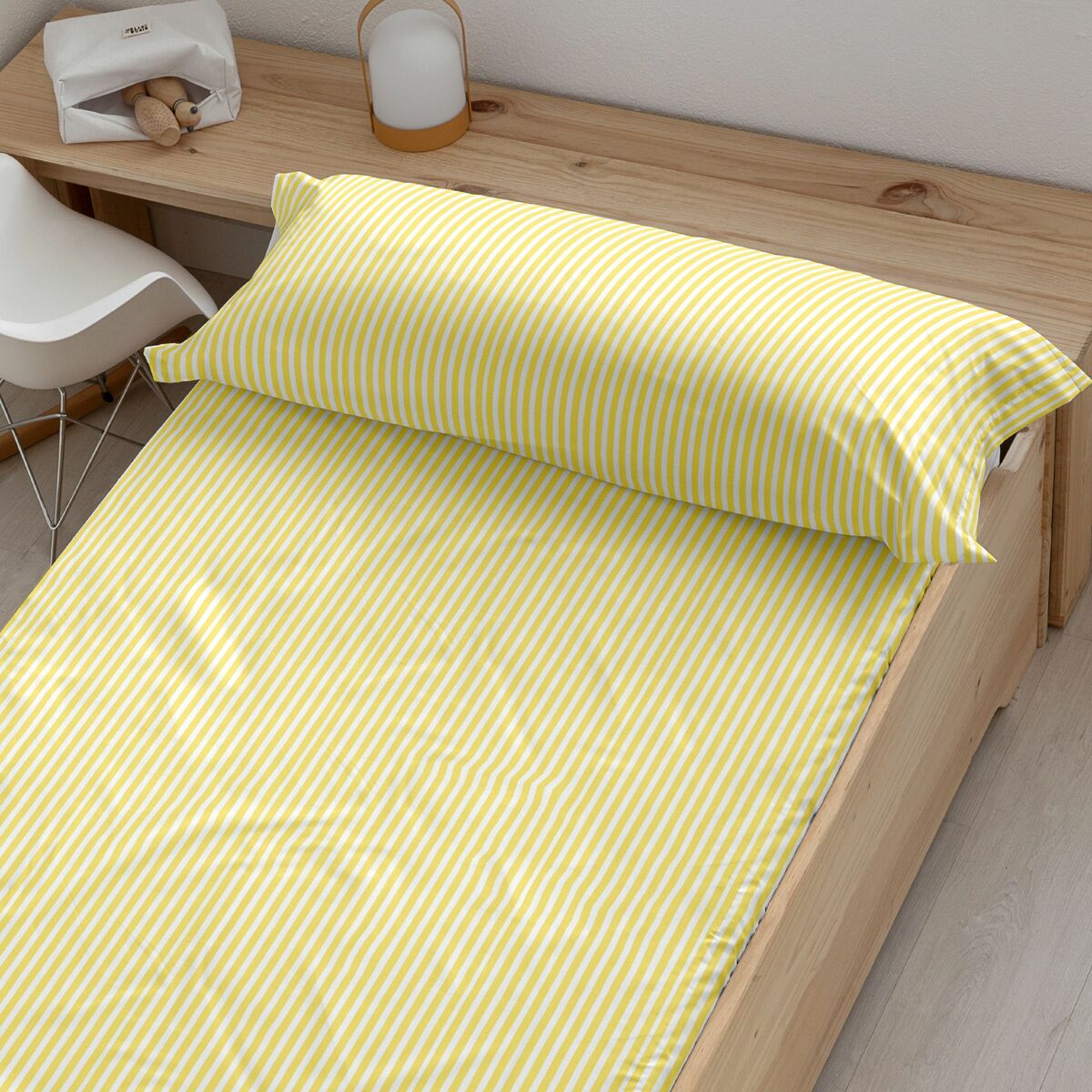 Lenzuolo con angoli aderenti Kids&Cotton Said Multicolore 90 x 200 cm