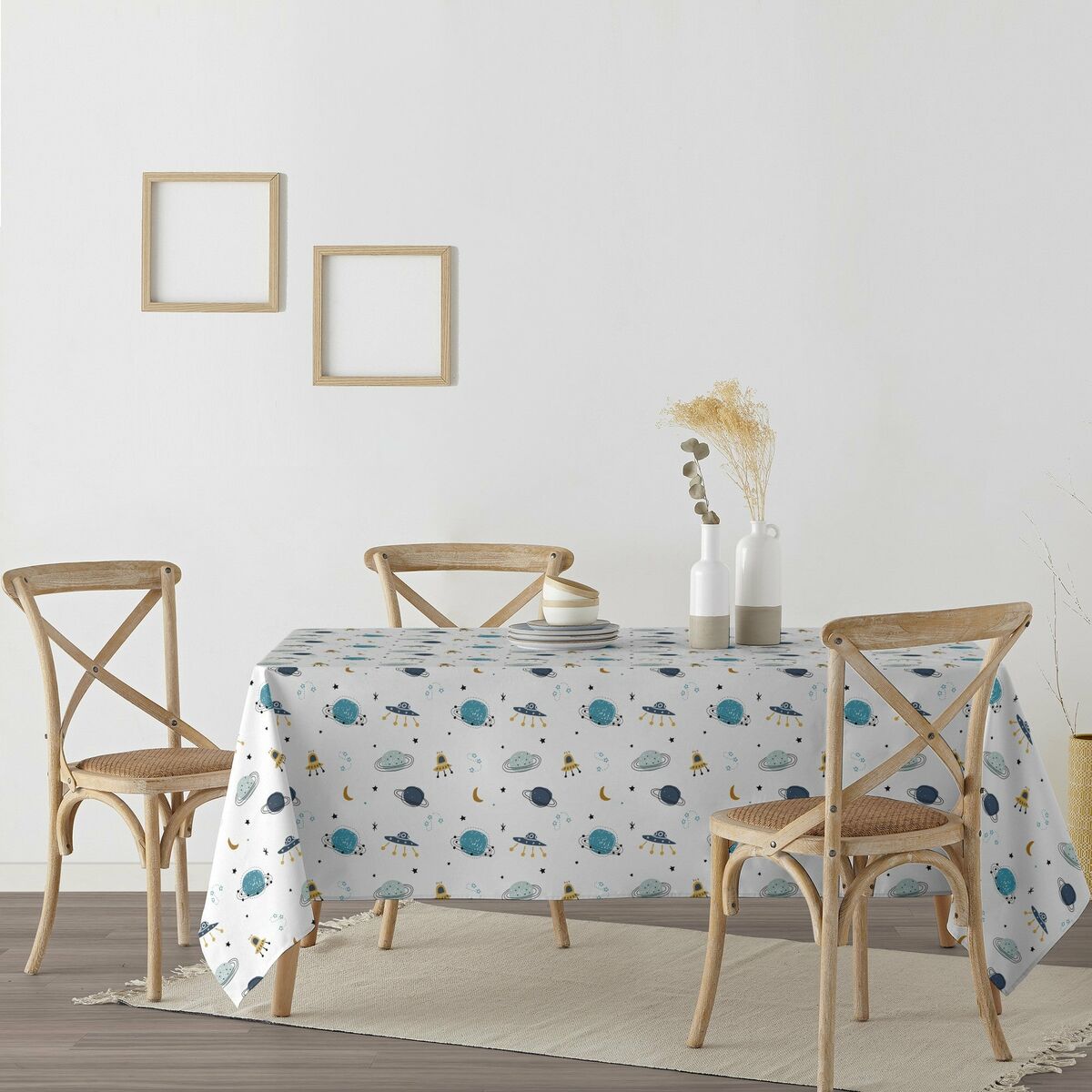 Tovaglia in resina antimacchia Belum Dayton 140 x 140 cm