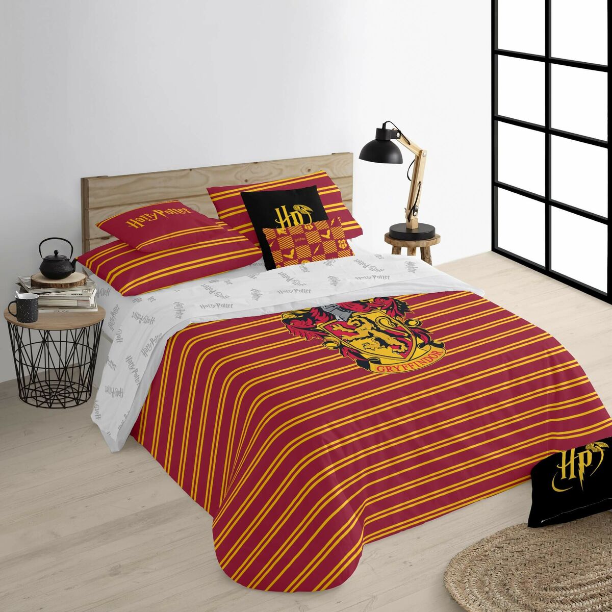 Copripiumino Harry Potter Gryffindor Shield 220 x 220 cm Ala francese