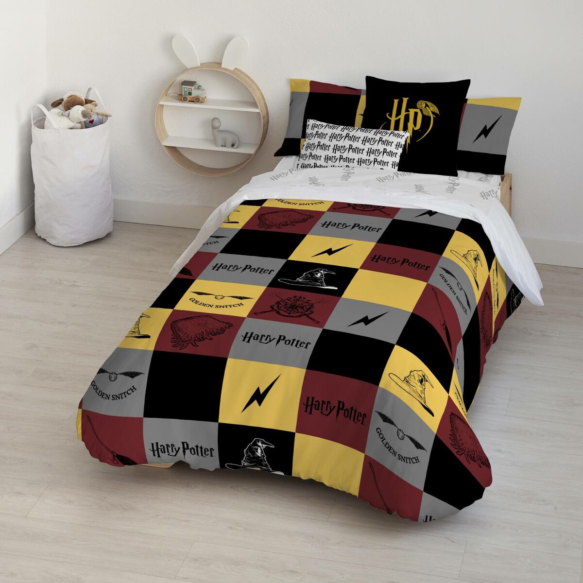 Copripiumino Harry Potter Hogwarts 220 x 220 cm Ala francese