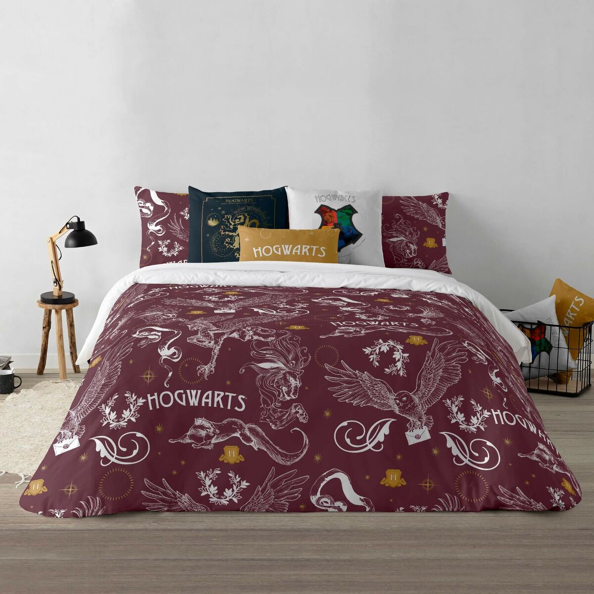 Copripiumino Harry Potter Creatures 220 x 220 cm Ala francese
