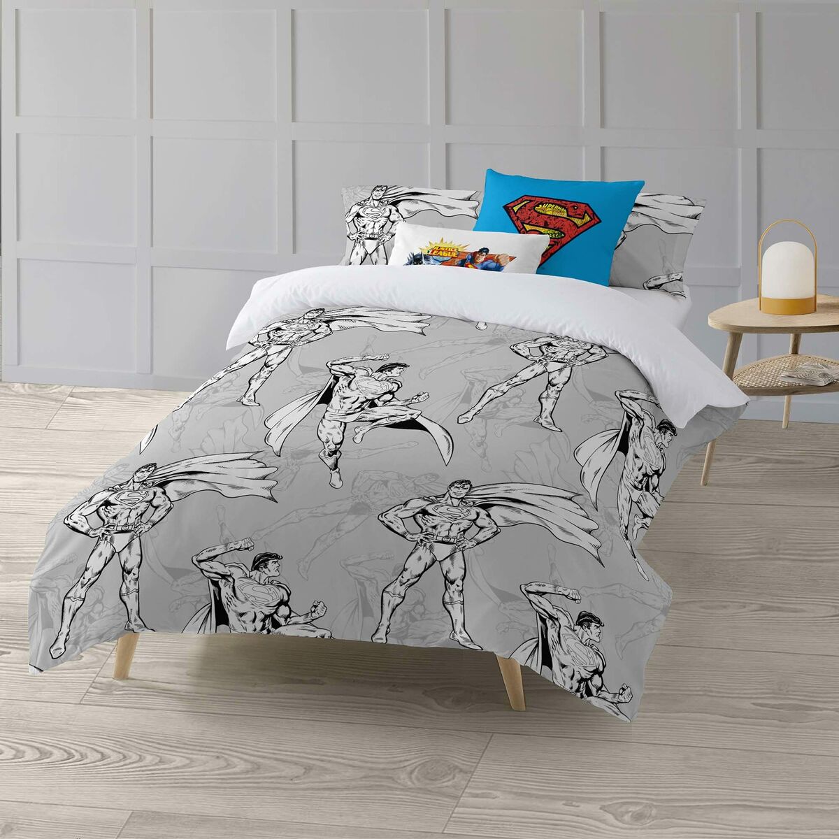 Copripiumino Superman Superman Grigio 180 x 220 cm