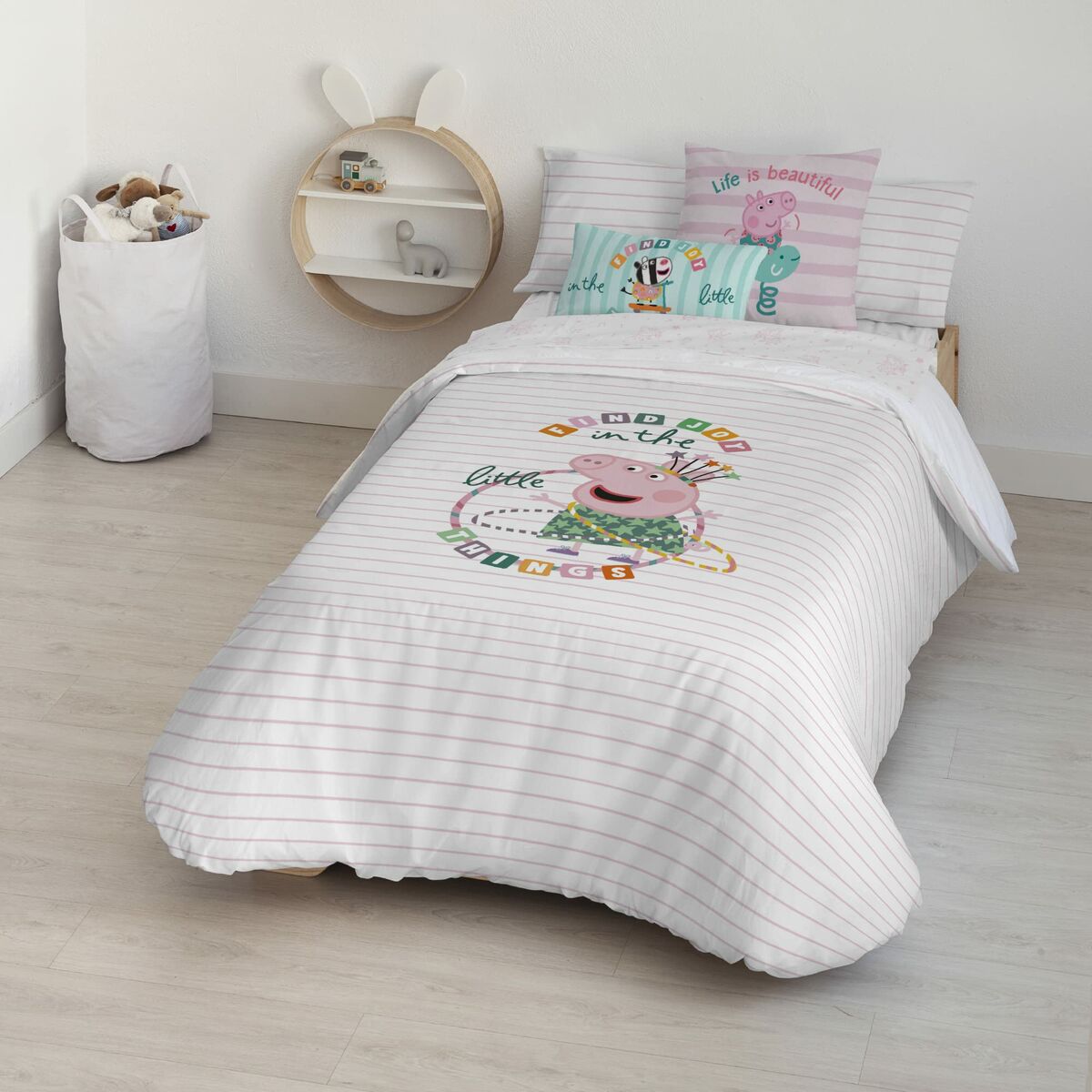 Copripiumino Peppa Pig Find Joy 140 x 200 cm