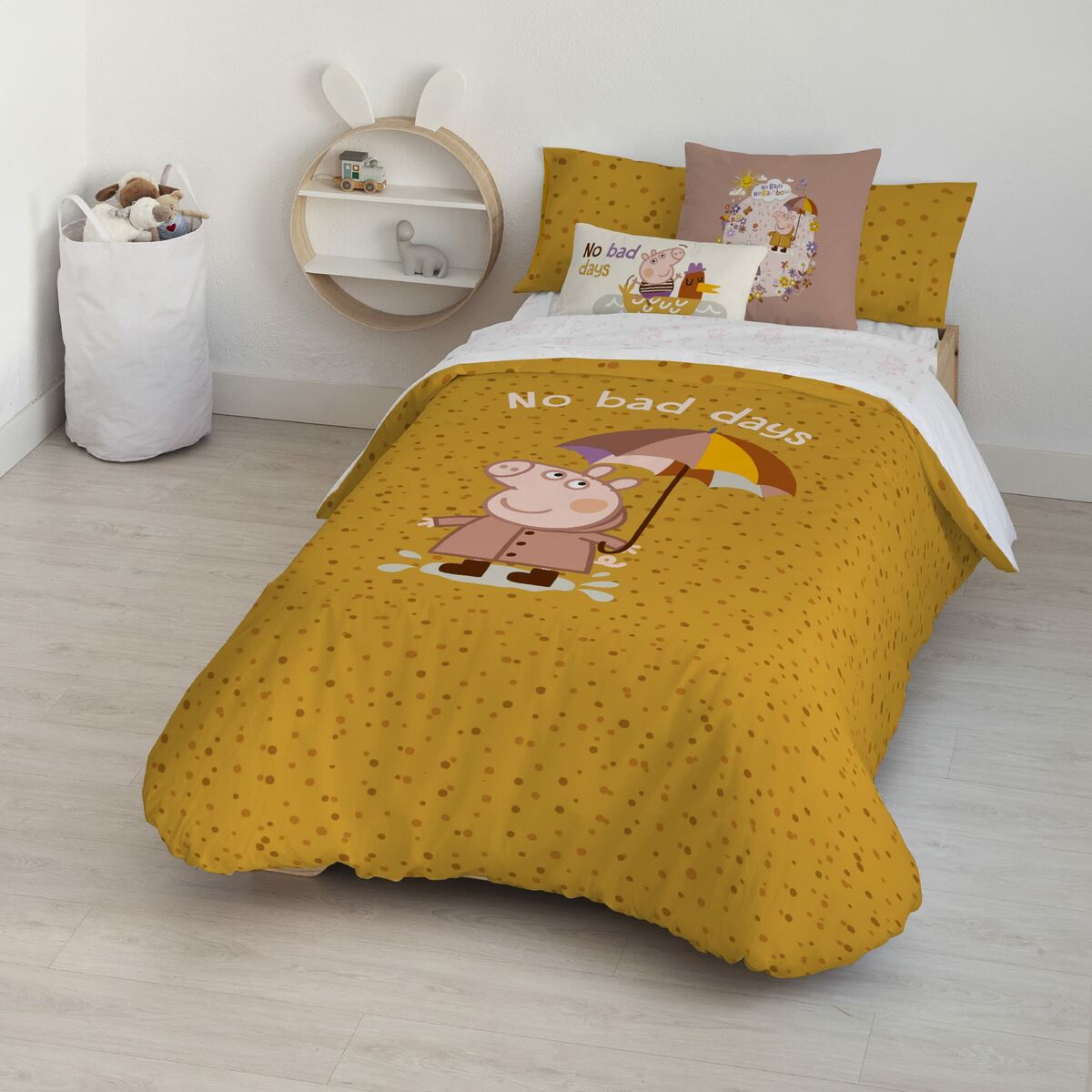 Copripiumino Peppa Pig No Bad Days 180 x 220 cm