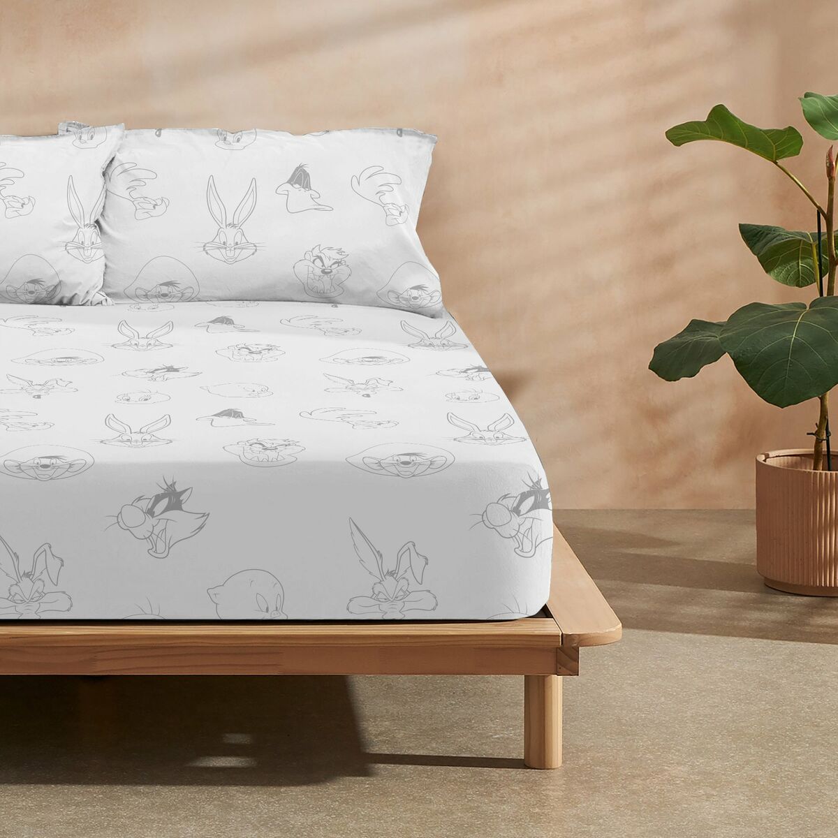 Lenzuolo con angoli Looney Tunes 180 x 200 cm