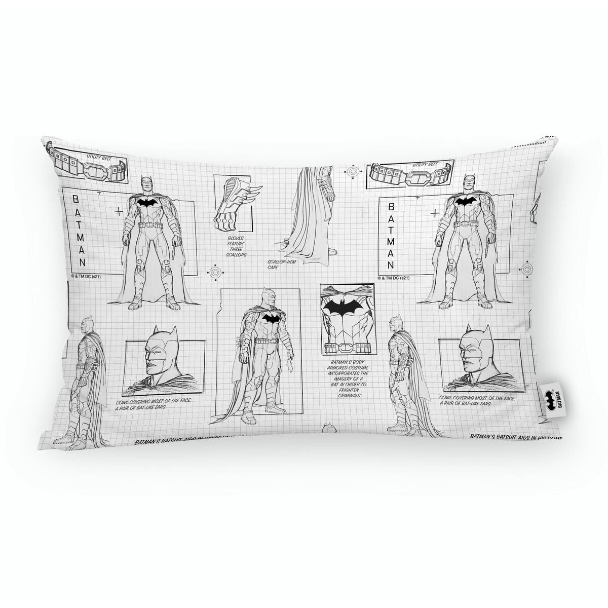 Fodera per cuscino Batman 30 x 50 cm
