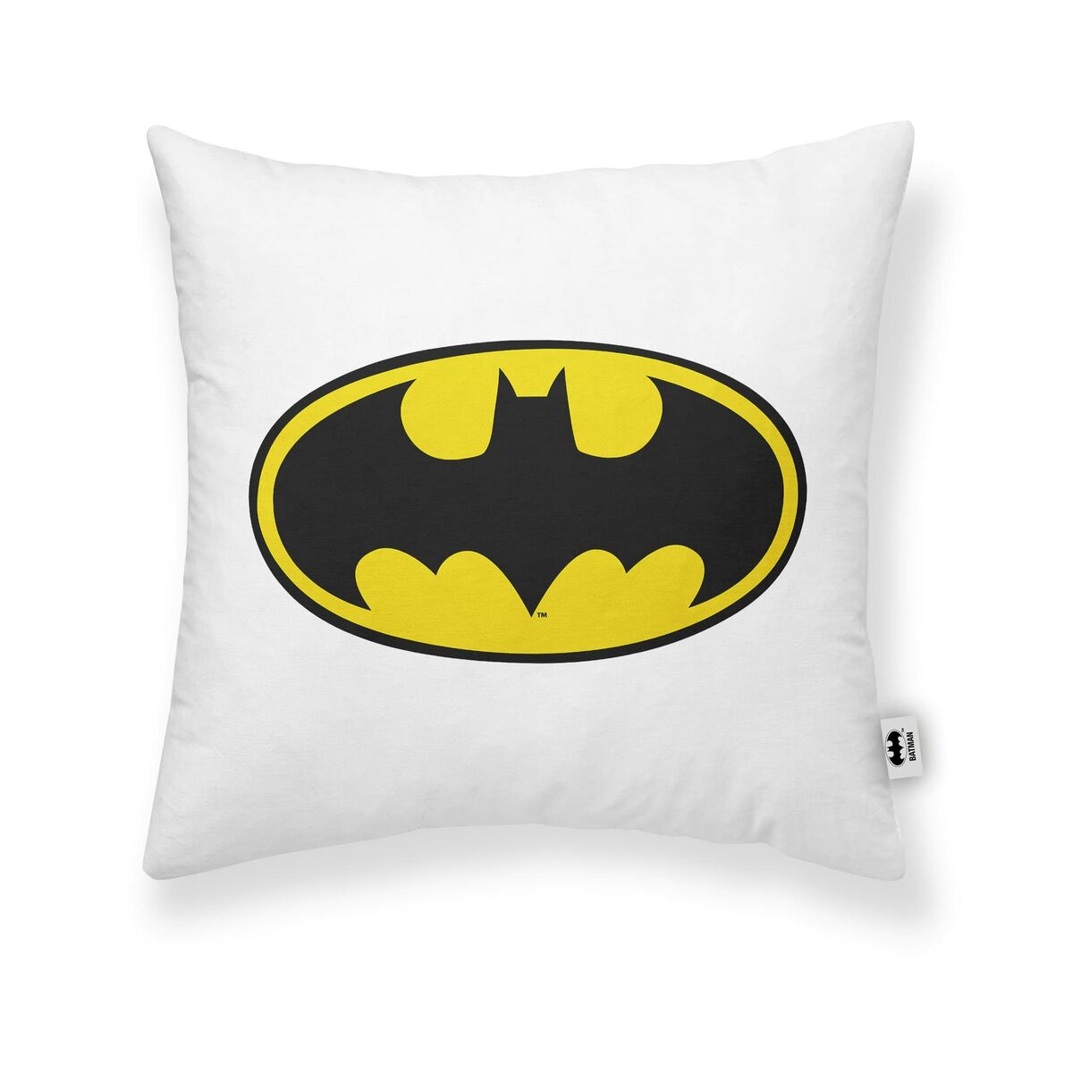 Fodera per cuscino Batman Bianco 45 x 45 cm
