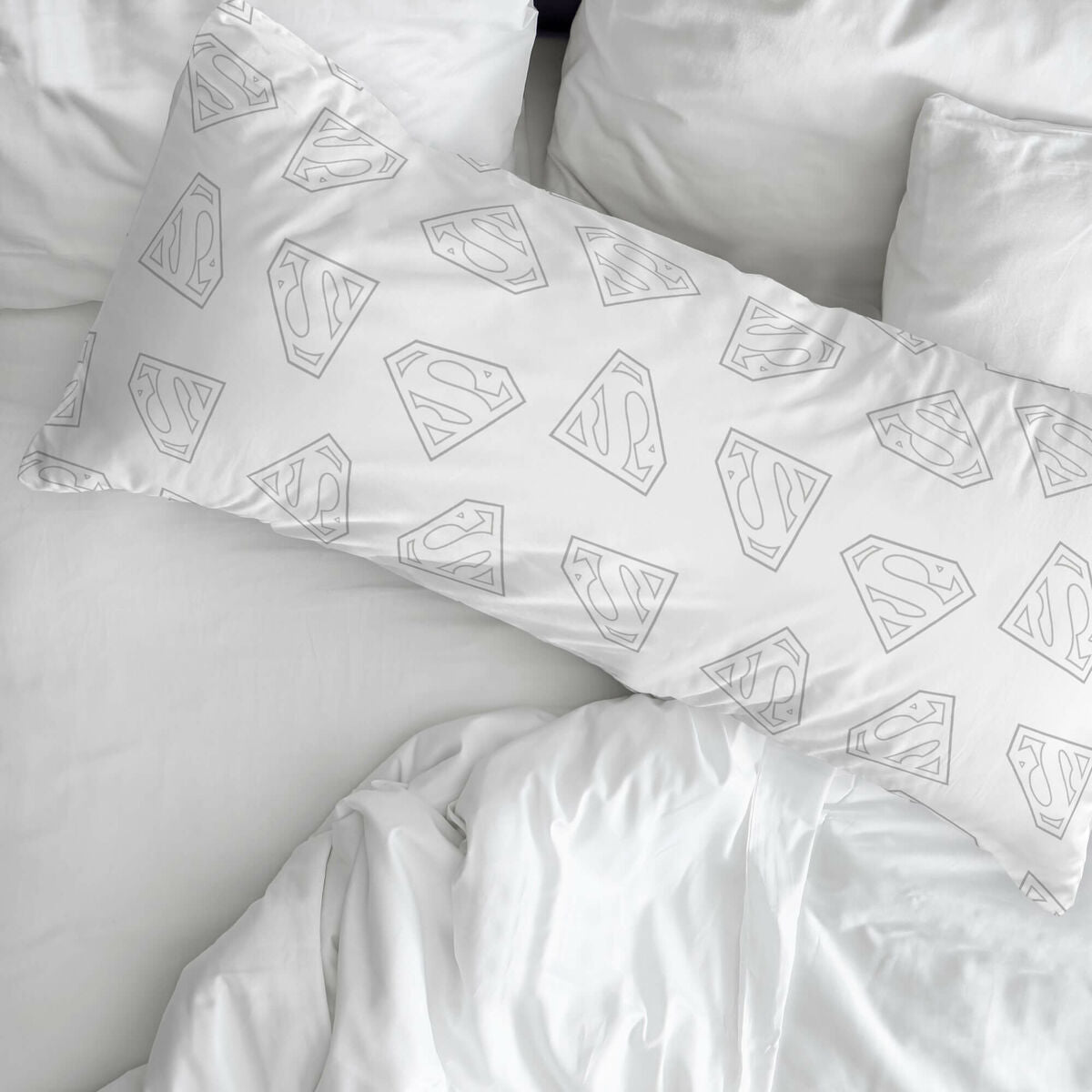 Federa Superman Superman Bianco 65 x 65 cm