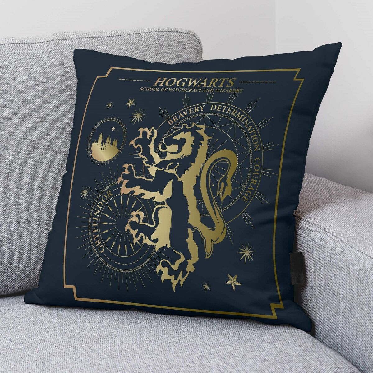 Fodera per cuscino Harry Potter Blu Marino 45 x 45 cm