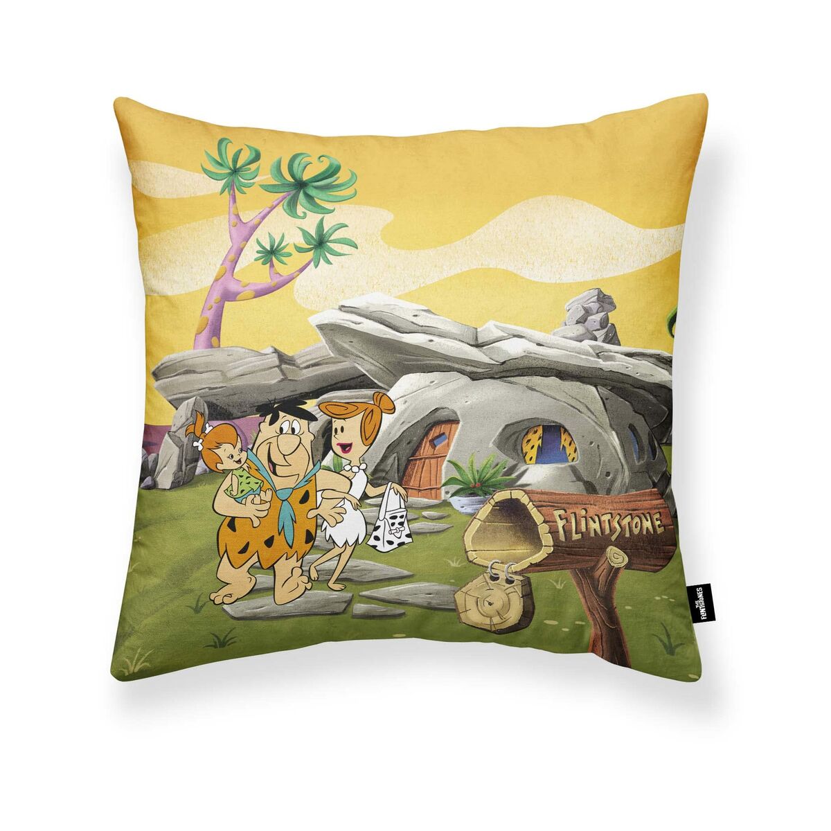 Fodera per cuscino The Flintstones 45 x 45 cm