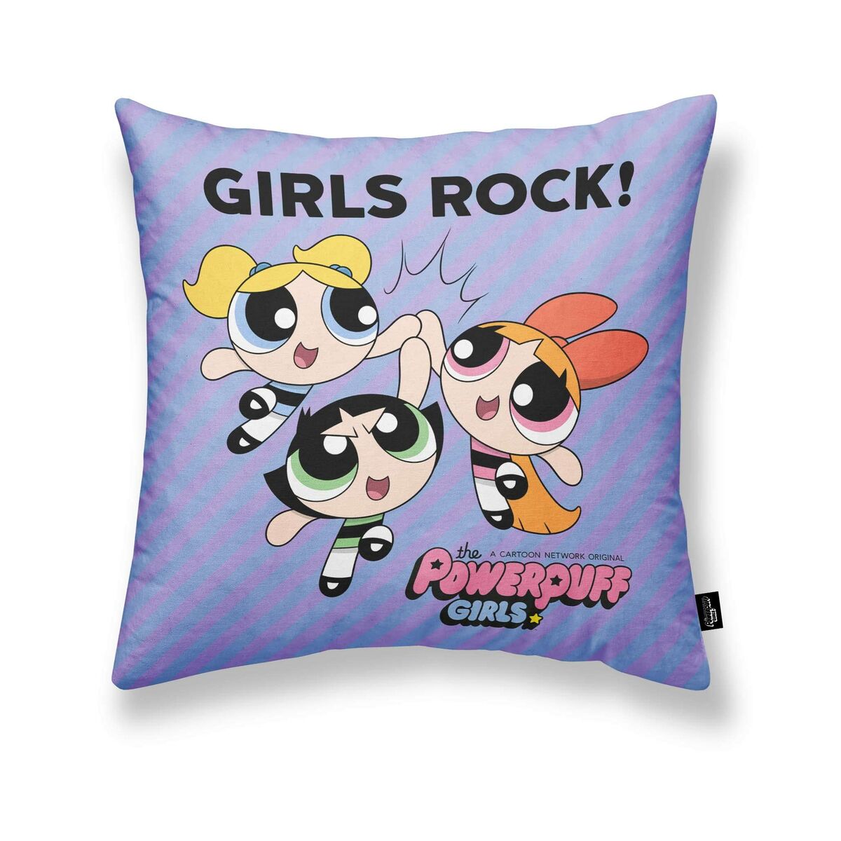 Fodera per cuscino Powerpuff Girls Girls Rock A Lilla 45 x 45 cm