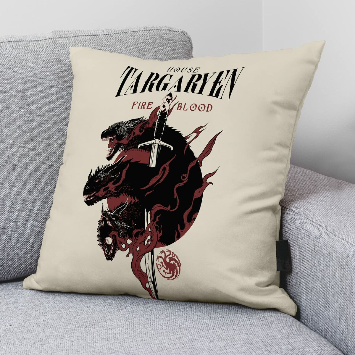 Fodera per cuscino Game of Thrones Targaryen A 45 x 45 cm