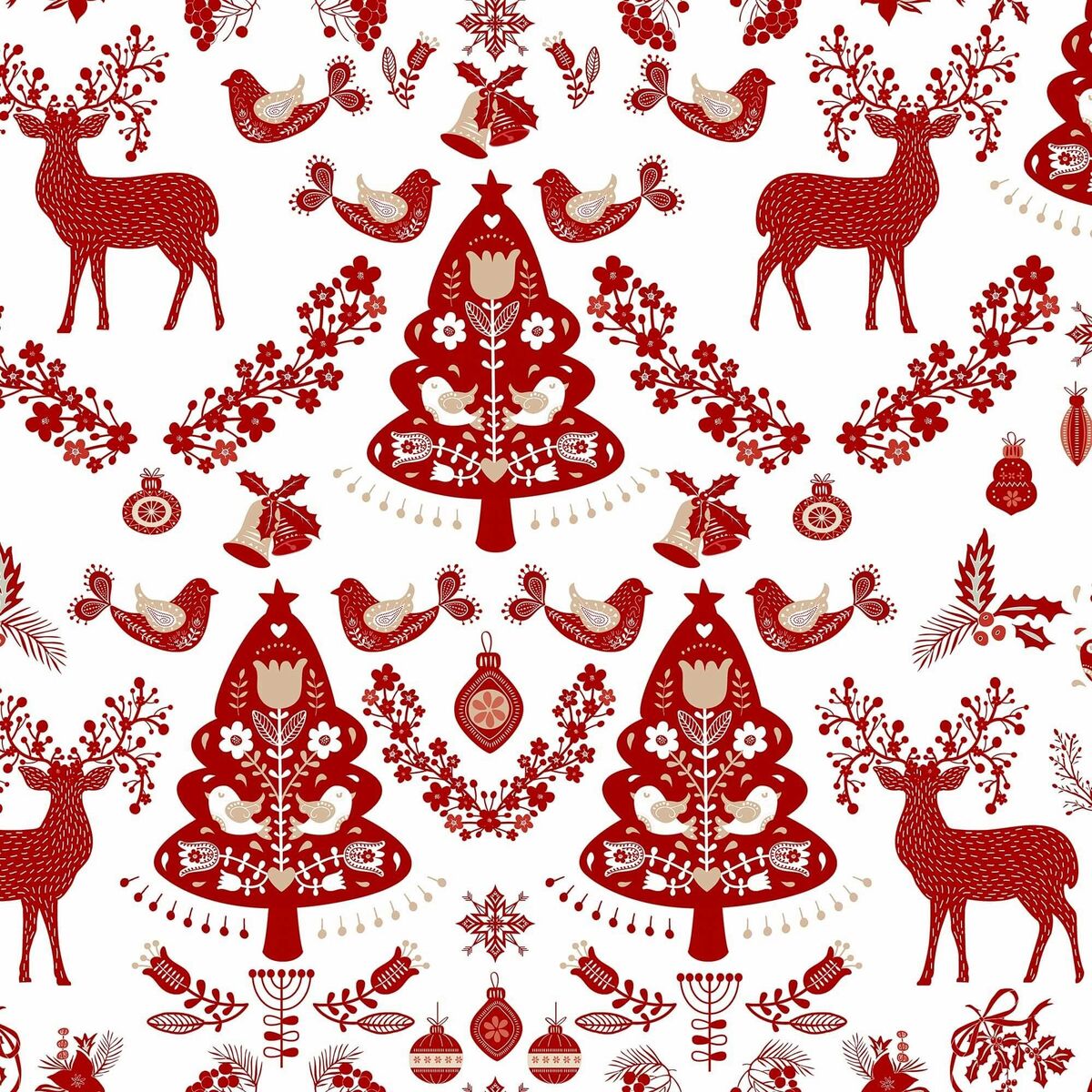 Tovaglia in resina antimacchia Mauré Merry Christmas 100 x 140 cm