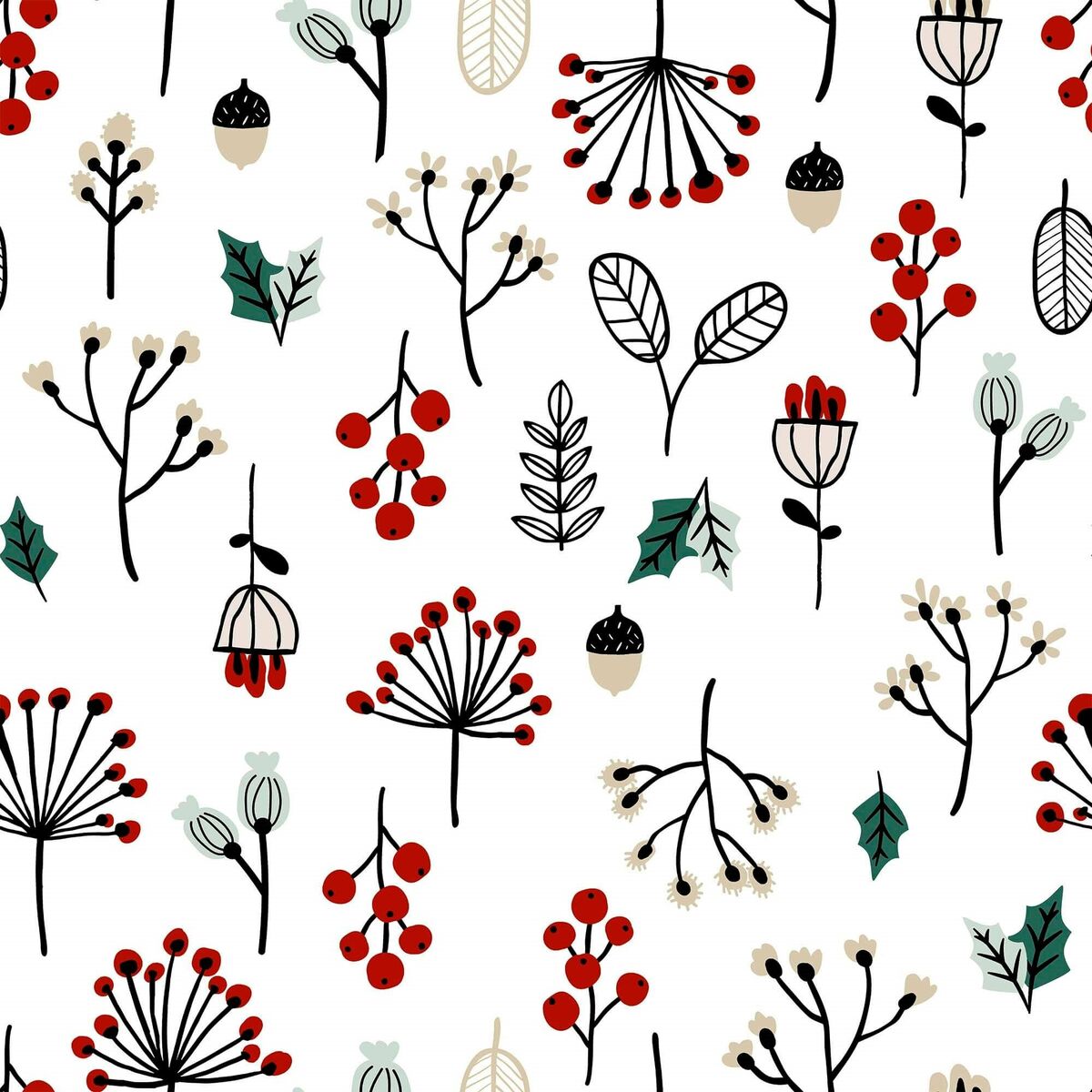 Tovaglia in resina antimacchia Mauré Merry Christmas 200 x 140 cm