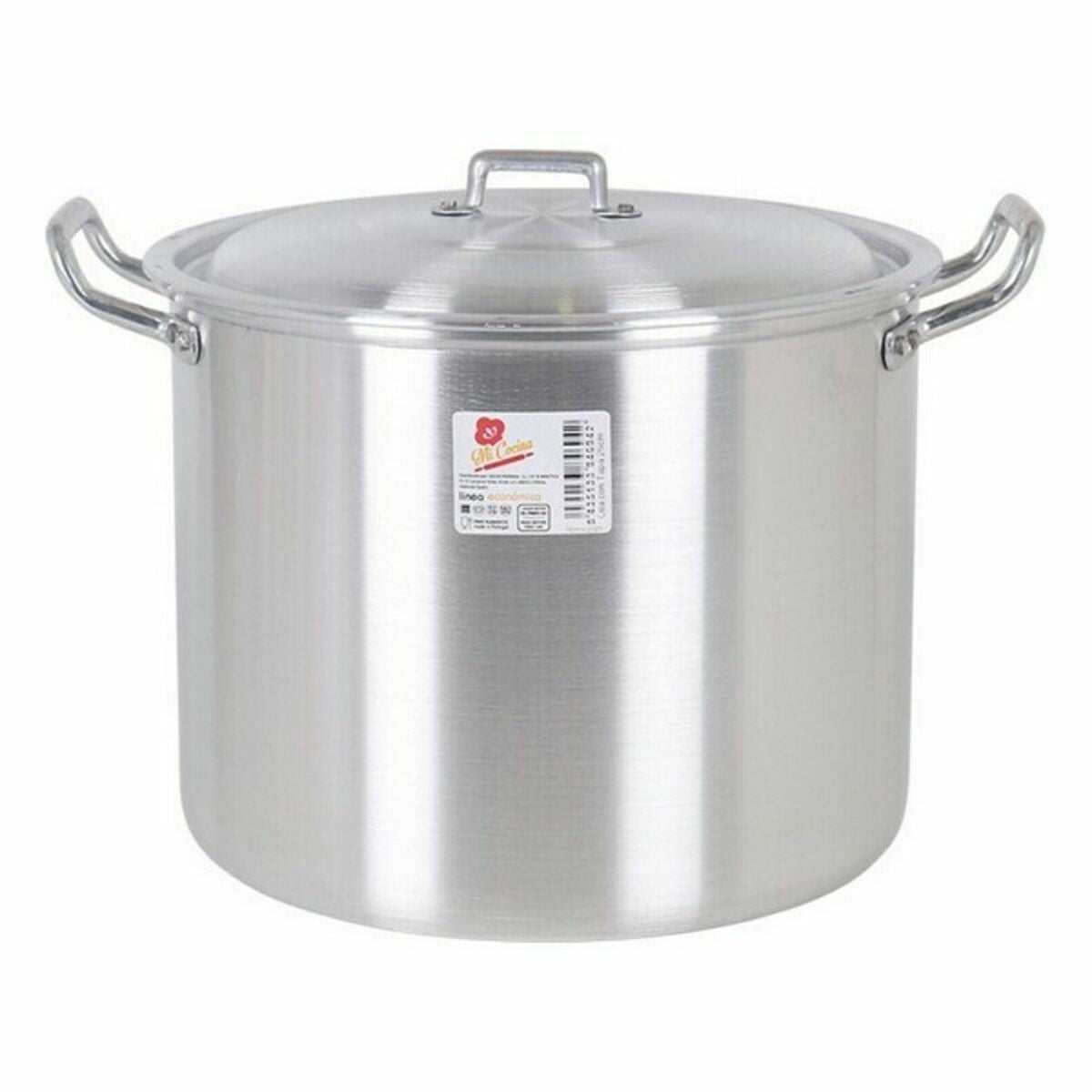 Pentola con Coperchio 39693 Ø 22 cm Argentato 6 L Alluminio 29 x 23 x 20 cm