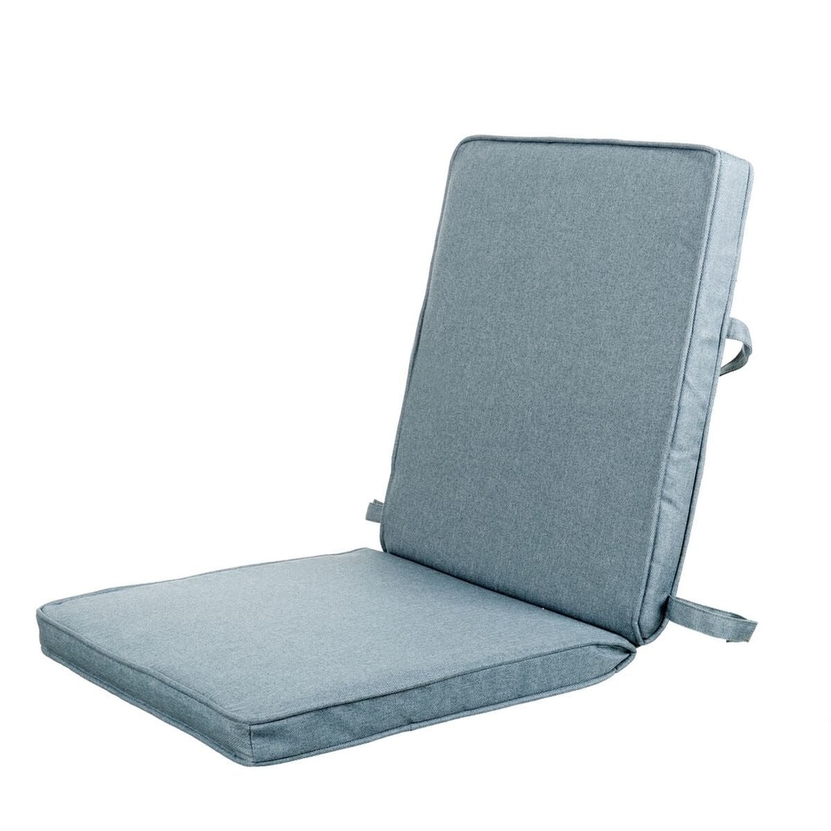 Cuscino per sedie Azzurro 90 x 40 x 4 cm