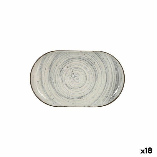 Vassoio per aperitivi La Mediterránea Vortex Ovale 25 x 15 x 2,2 cm (18 Unità)