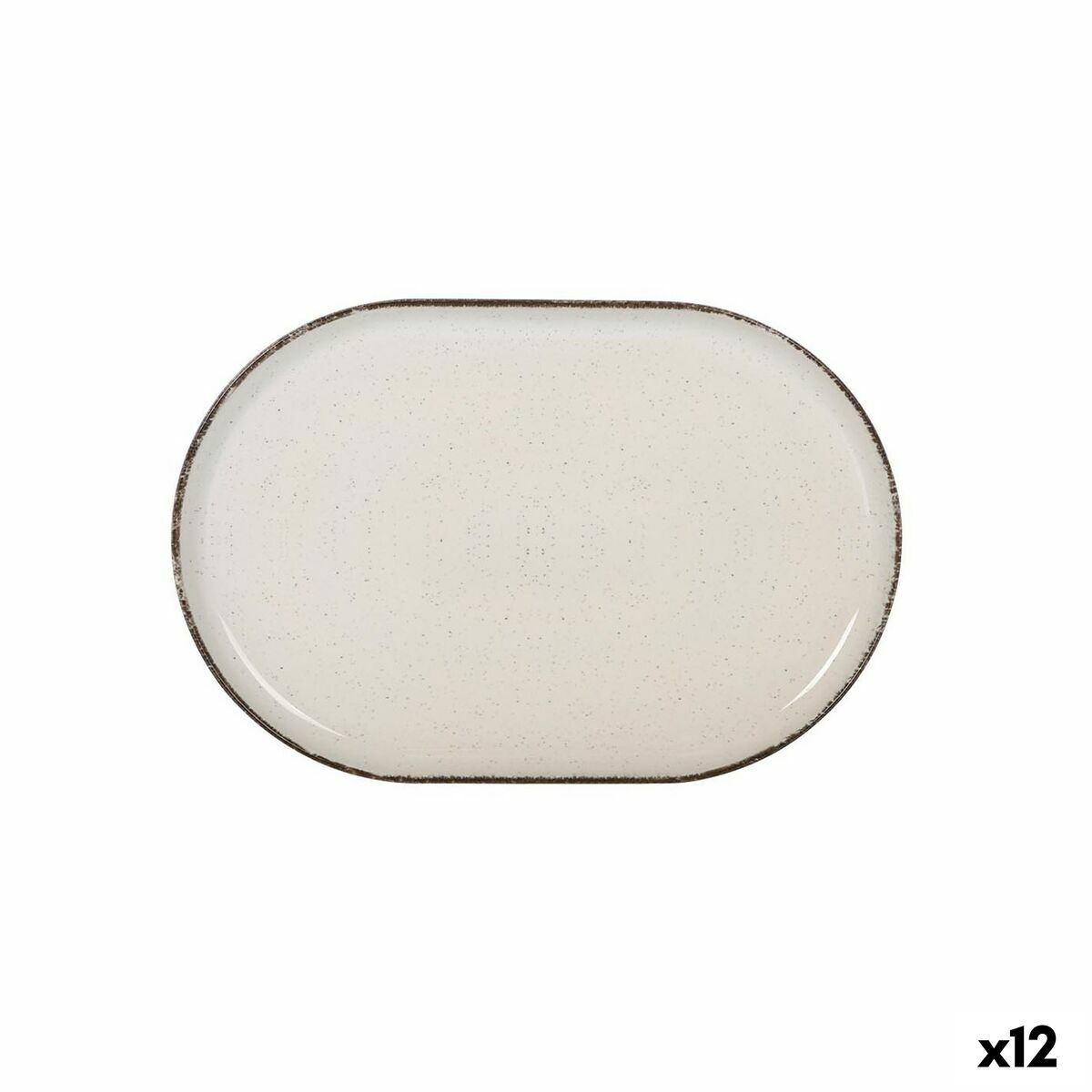 Vassoio per aperitivi La Mediterránea Anllo Ovale 30 x 20 x 2,5 cm (12 Unità)