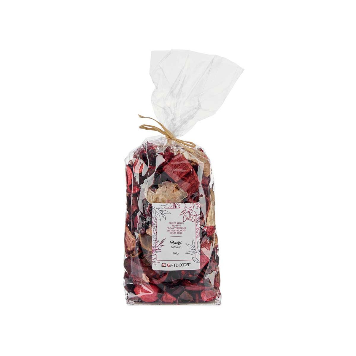 Fiori Decorativi Frutti rossi Rosso Naturale (12 Unità)