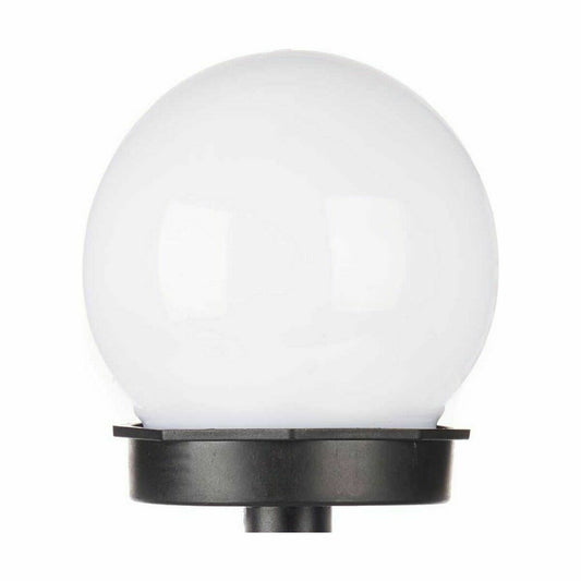 Faro Sfera Ricarica a luce solare Bianco Nero Plastica 10 x 34,5 x 10 cm (12 Unità)