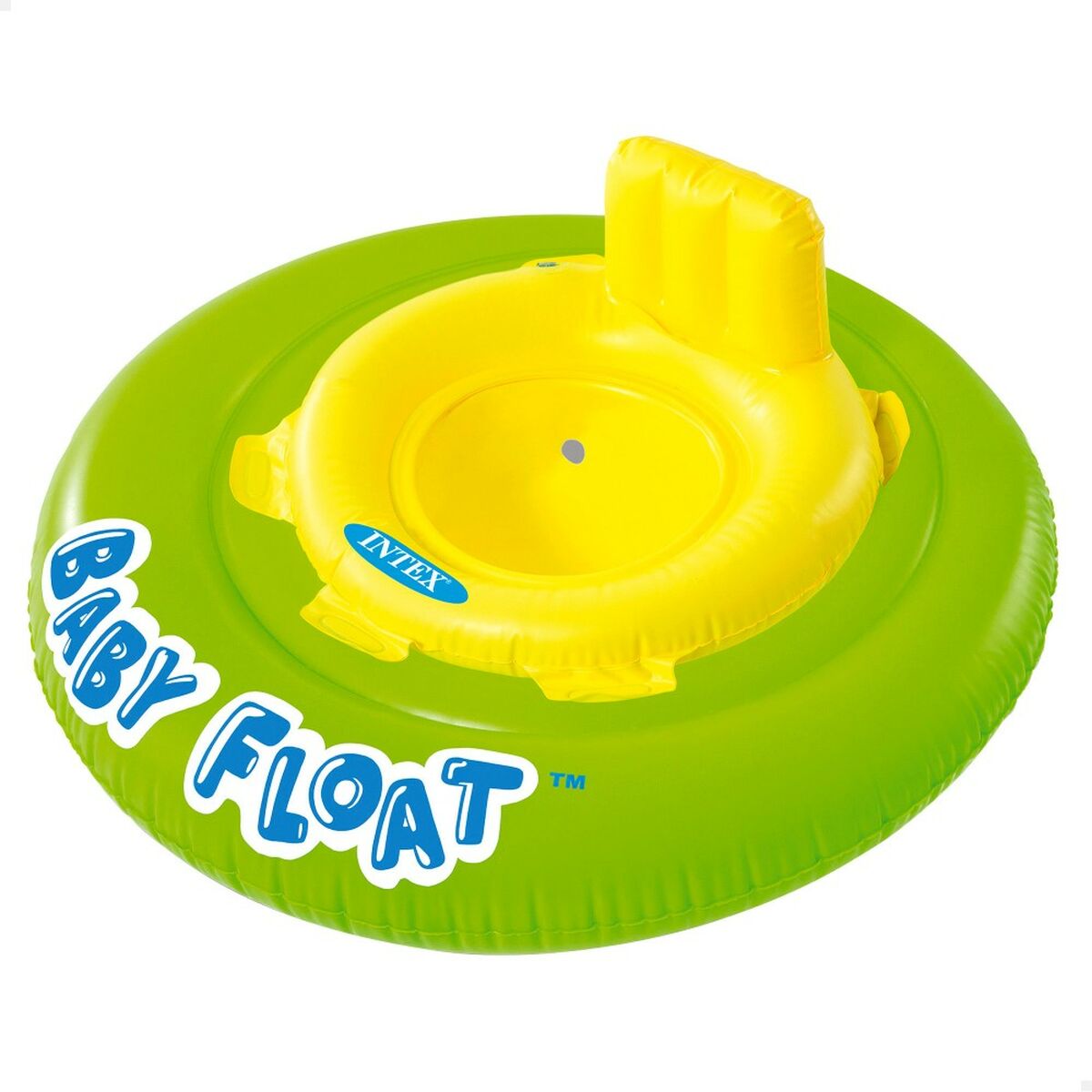 Galleggiante per bambini Intex Giallo Verde Ø 76 cm (12 Unità)