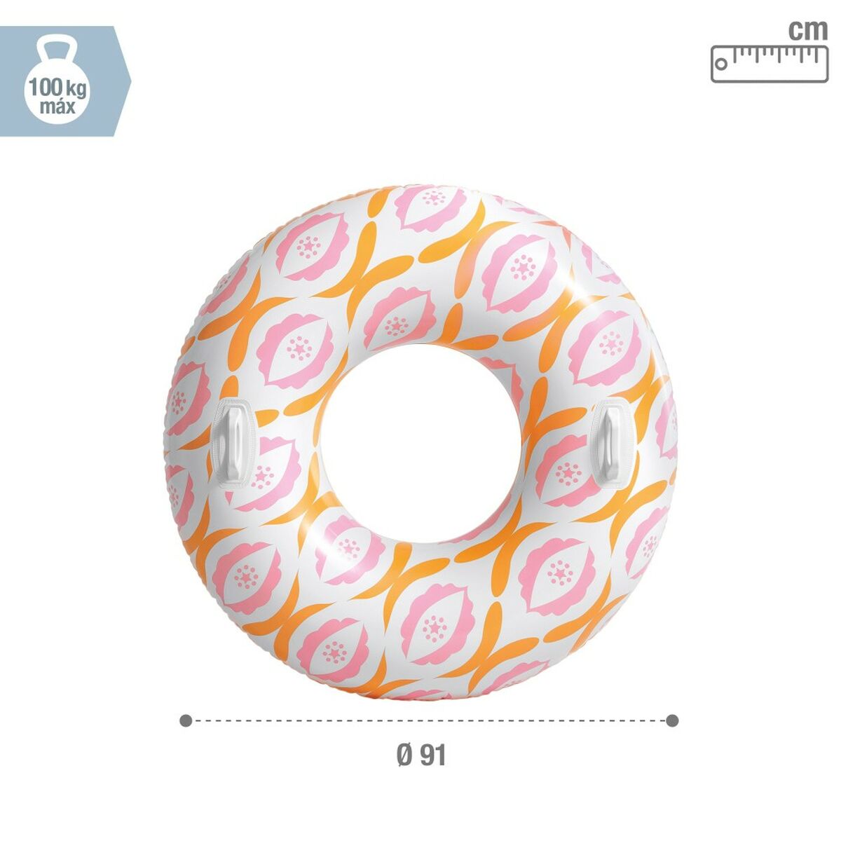 Salvagente Gonfiabile Donut Intex Timeless 115 x 28 x 115 cm (6 Unità)