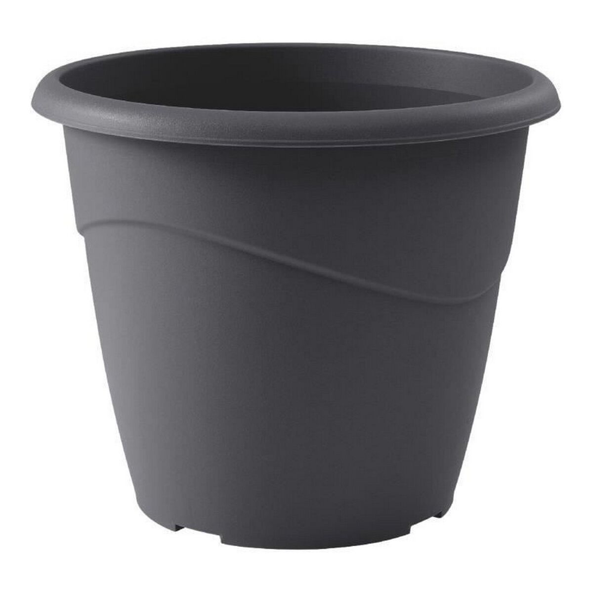 Vaso EDA Marina Ø 40 x 33,7 cm Grigio Grigio scuro polipropilene