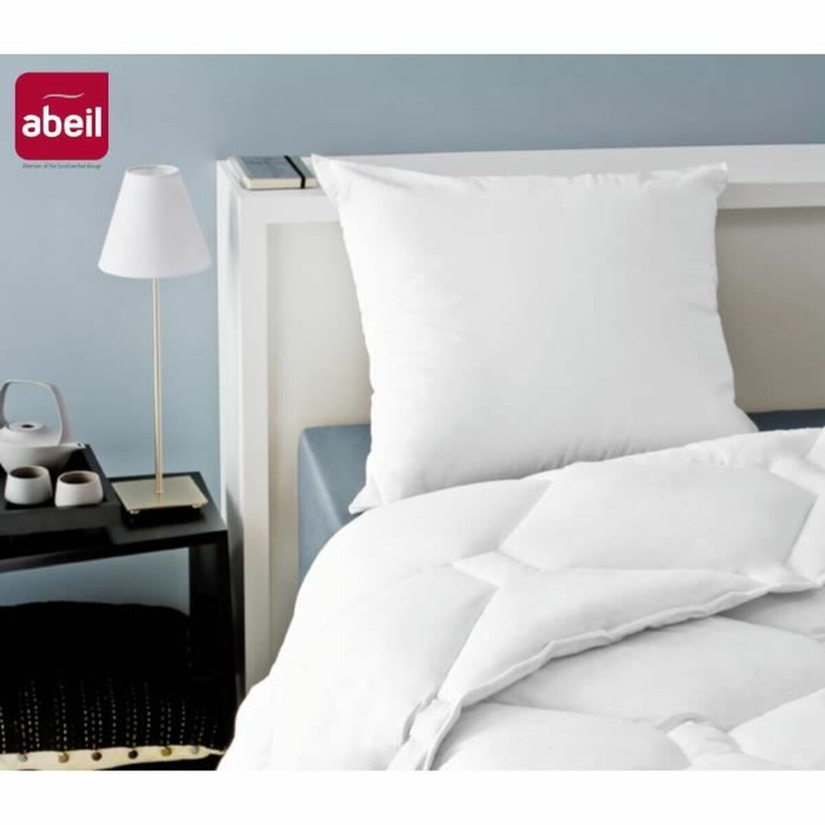 Cuscino Abeil Bianco 60 x 60 cm (2 Unità)