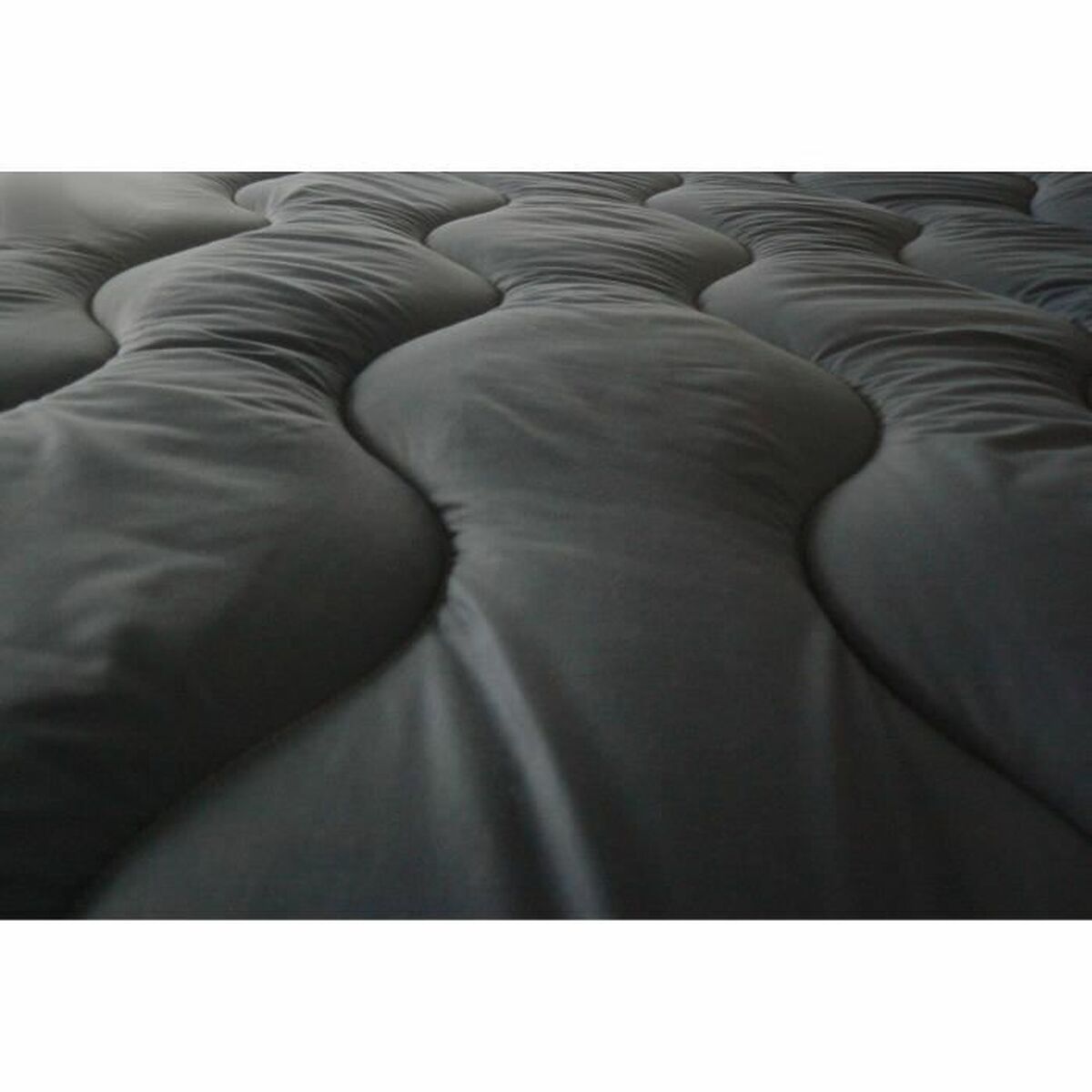 Piumino Letto Abeil Grigio Bianco 200 x 200 cm