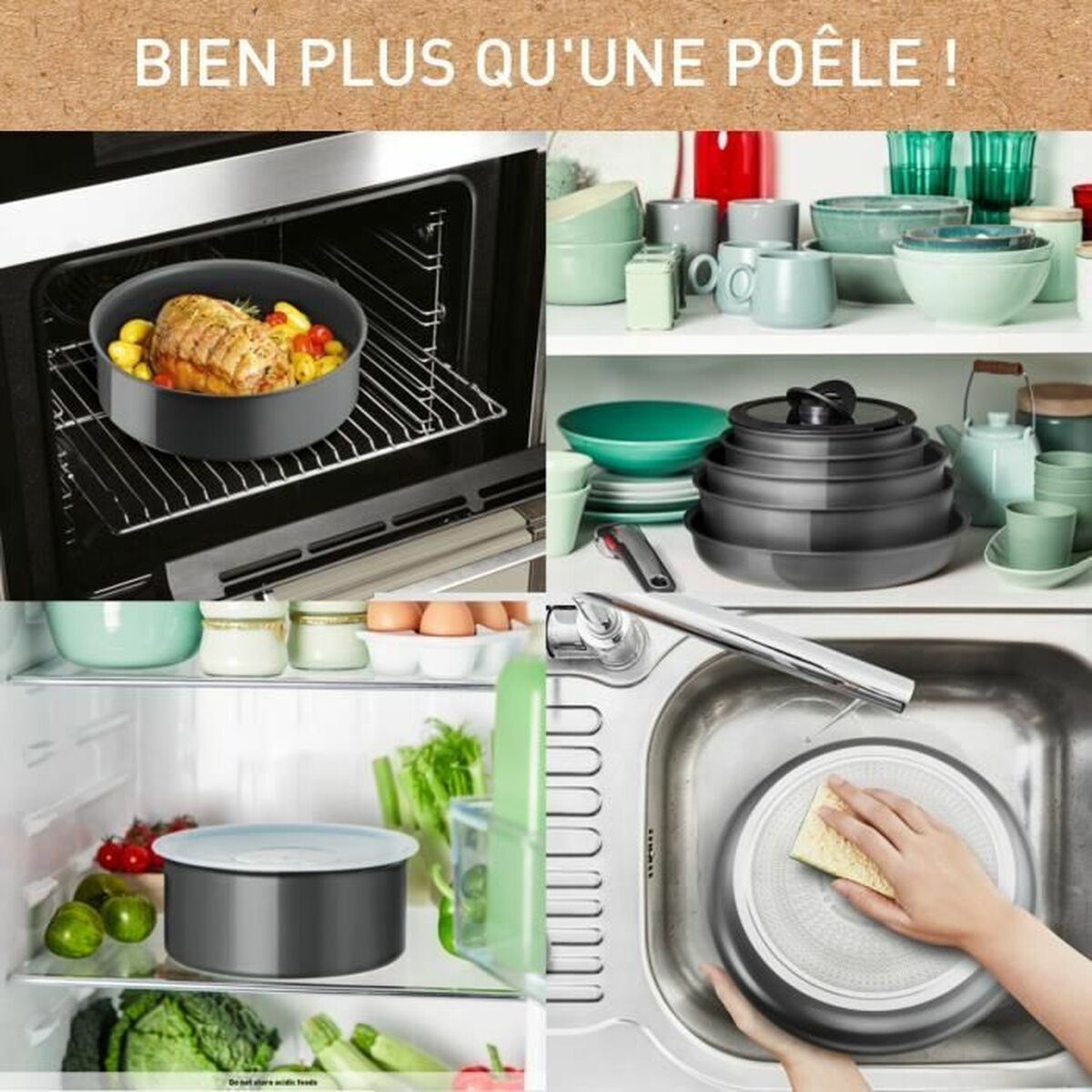 Set di padelle Tefal L2619102 3 Pezzi