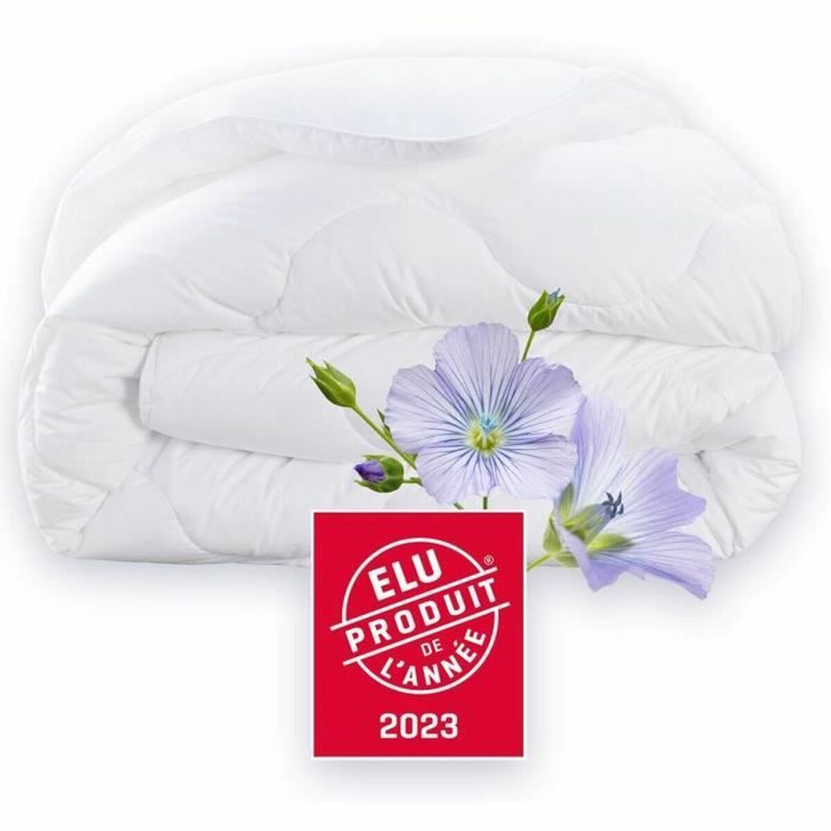 Piumino Letto DODO Champs de Lin Bianco 450 g/m² 200 x 200 cm