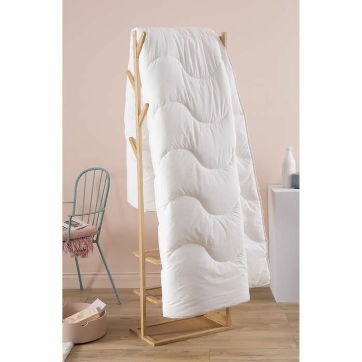 Piumino Letto DODO Champs de Lin Bianco 450 g/m² 200 x 200 cm