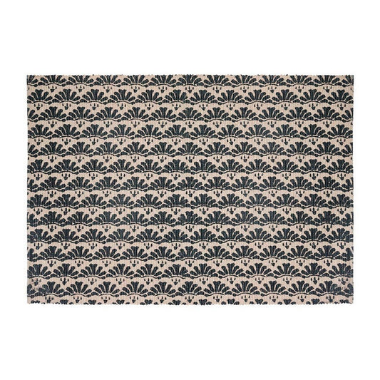 Tappeto Atmosphera Nero Beige Cotone (60 x 90 cm)