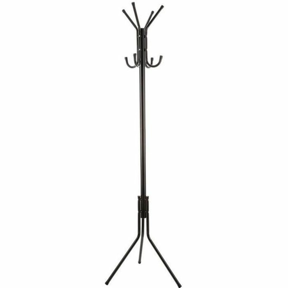 Appendiabiti 8 Grucce Nero Alluminio (172 x 48 cm)