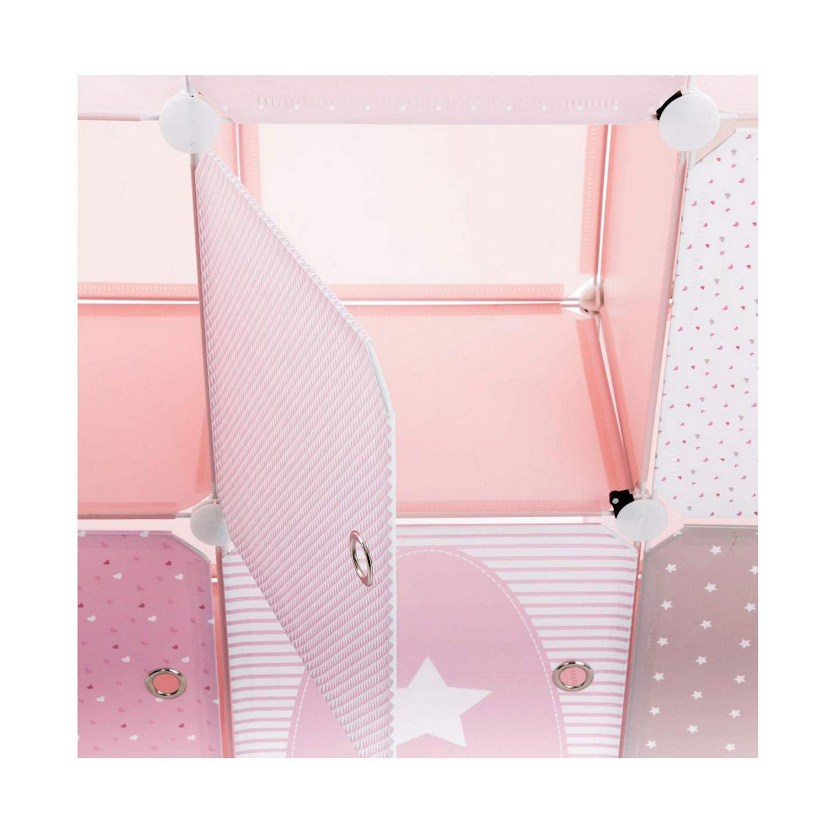 Scaffale Atmosphera Pink Castle Per bambini Componibile polipropilene (95,5 x 32 x 109 cm)